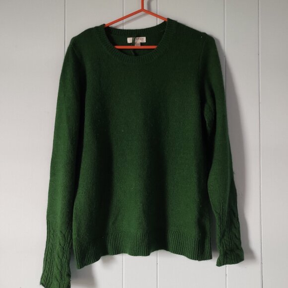 Beautiful Green Kenar Knit Sweater - Angora Blend - Picture 1 of 7